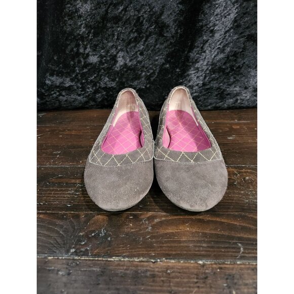 Land's End Dory Brown & Pink Ballet Flats/Sz. 8.5 - Picture 5 of 7